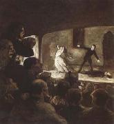 Honore  Daumier The Melodrama (mk09) oil painting reproduction